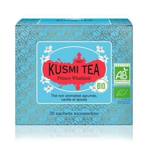 Čierny čaj Prince Vladimir Kusmi Tea 20 mušelínových sáčkov