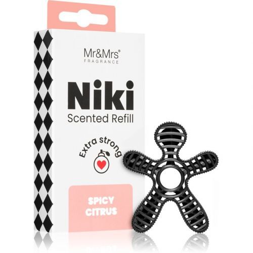 Mr & Mrs Fragrance Niki Spicy Citrus vôňa do auta náhradná náplň