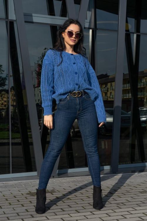 Merribel Sweater Boniqe Blue OS