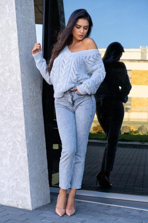 Merribel Sweater Manesa Blue OS