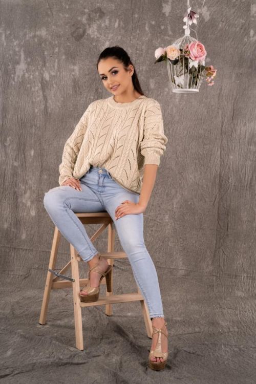 Merribel Sweater Marynesta Beige OS