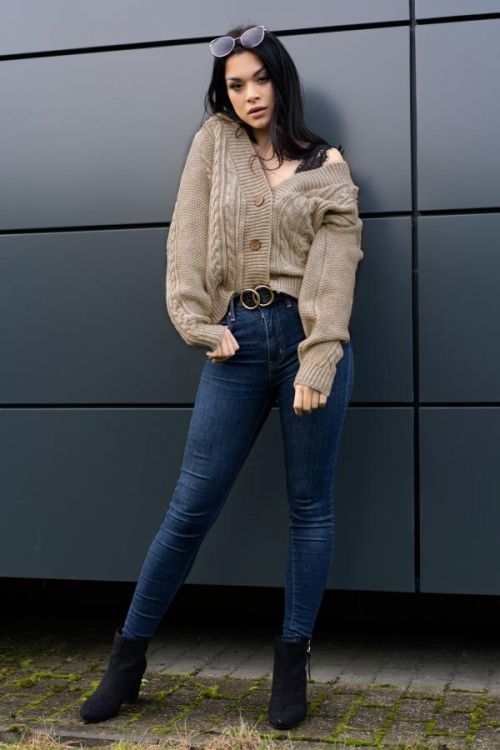 Merribel Sweater Mirila Beige S / M