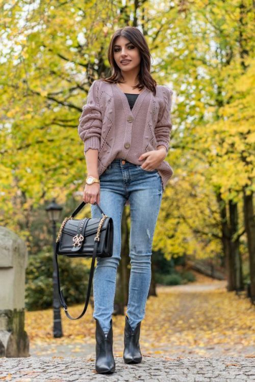 Merribel Sweater Versi Dusty Rose OS