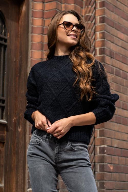 Merribel Sweater Xmasin Black OS