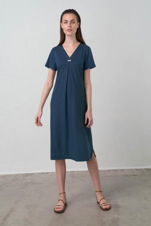 Vamp - Elegantné dámske šaty 16922 - Vamp blue marine l