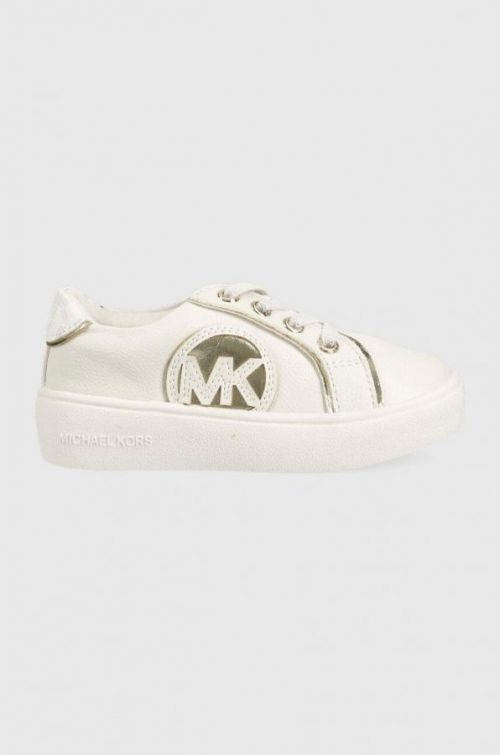 Detské tenisky Michael Kors biela farba