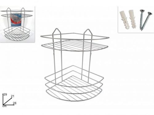 MAKRO - Polička rohová 2 patra