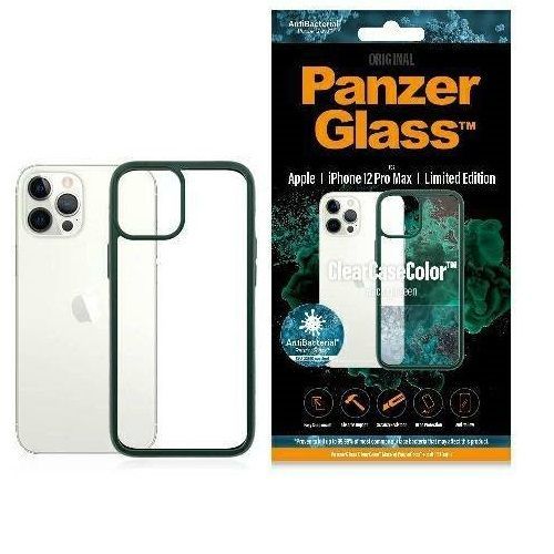 PanzerGlass Apple iPhone 12 Pro Max PanzerGlass ClearcaseColor puzdro  KP19749 zelená