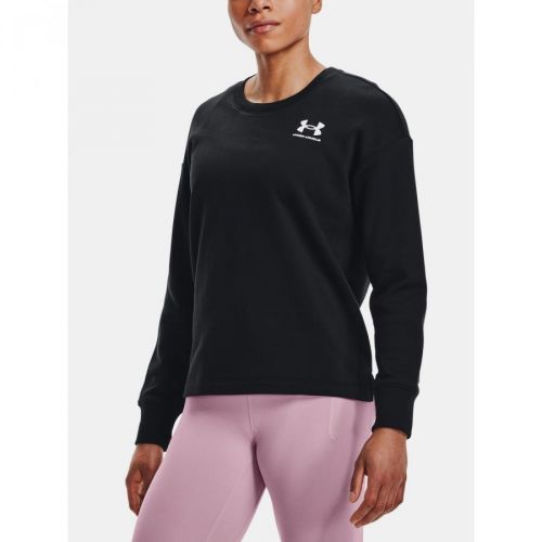 Under Armour Sweatshirt Rival Fleece Oversize Crew-BLK - Women