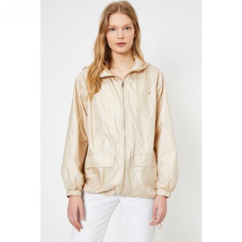 Koton Women's Beige Trench Coat