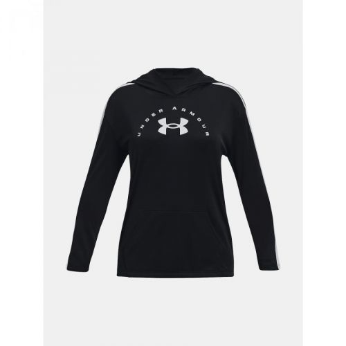 Under Armour Sweatshirt Tech Graphic LS Hoodie-BLK - Girls