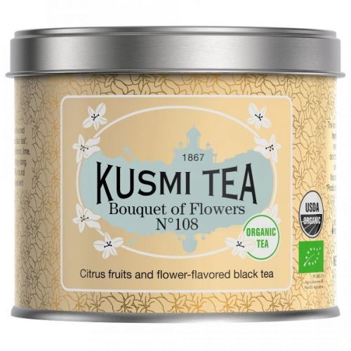 Čierny čaj BOUQUET OF FLOWERS N°108 Kusmi Tea plechovka 100 g