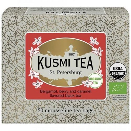Čierny čaj ST. PETERSBURG Kusmi Tea 20 mušelínových sáčkov