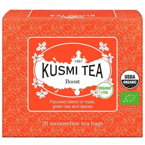 Zelený čaj BOOST Kusmi Tea 20 mušelínových sáčkov