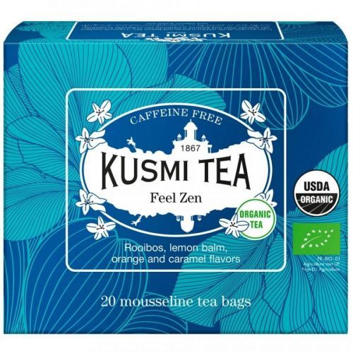 Rooibos čaj FEEL ZEN Kusmi Tea 20 mušelínových sáčkov