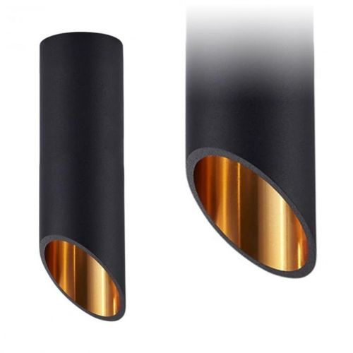 Stropní svítidlo 20 CM APP571-1C černozlaté