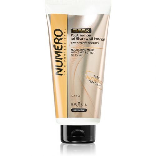 Brelil Numéro Nourishing vyživujúca maska s bambuckým maslom pre suché vlasy 300 ml