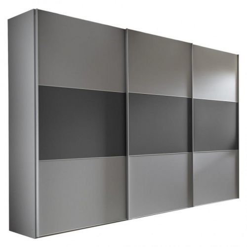 Moderano SKRIŇA S POS. DVER. – HOR.VED., antracitová, svetlosivá, 280/222/68 cm