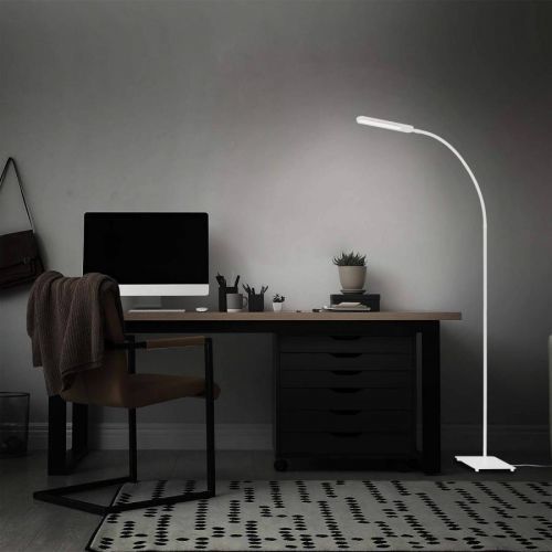 Stojaca LED lampa Servo, stmievateľná, CCT, biela