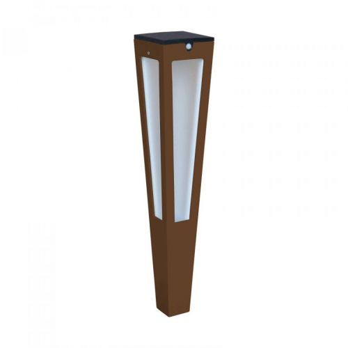 Solárna LED pochodeň Tinka so snímačom 62cm corten