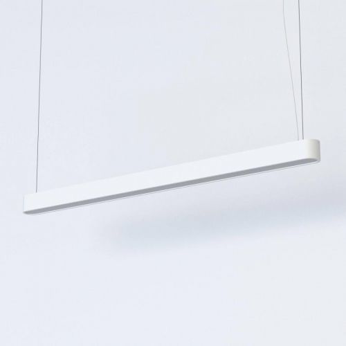 Závesné svietidlo Soft biela 125 cm