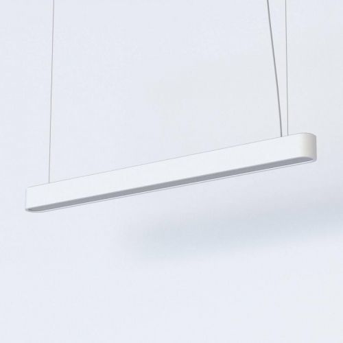 Závesné svietidlo Soft biela 95 cm