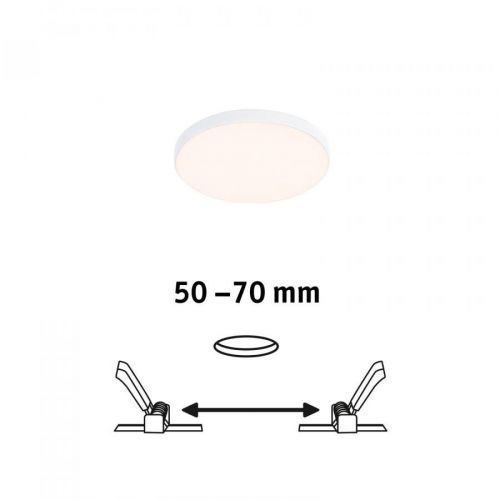 Paulmann Veluna Edge IP44 3000K stmievateľné Ø 9cm