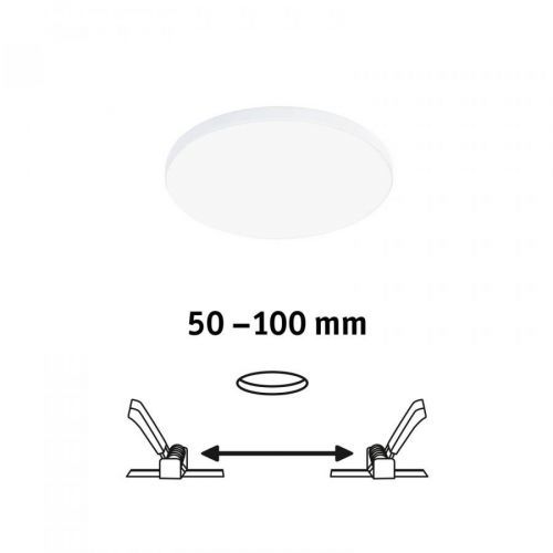 Paulmann Veluna Edge LED zapustené 4 000 K Ø 12 cm