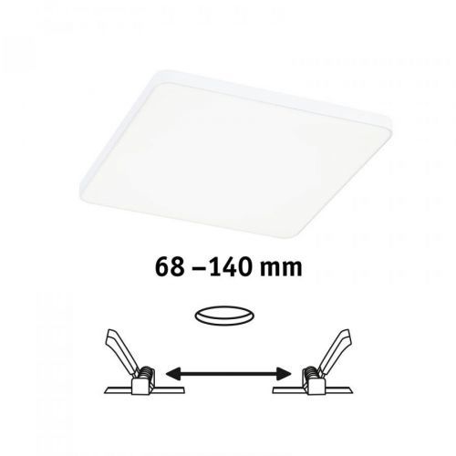 Paulmann Veluna Edge IP44 4000K stmievateľné 16x16
