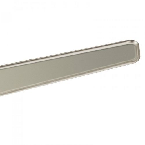 Stropný LED ventilátor Xety, nikel/šampanské
