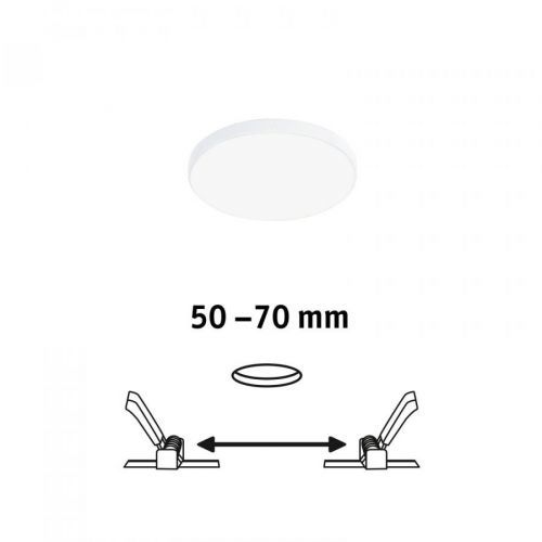 Paulmann Veluna Edge LED zapustené 4 000 K Ø 9 cm