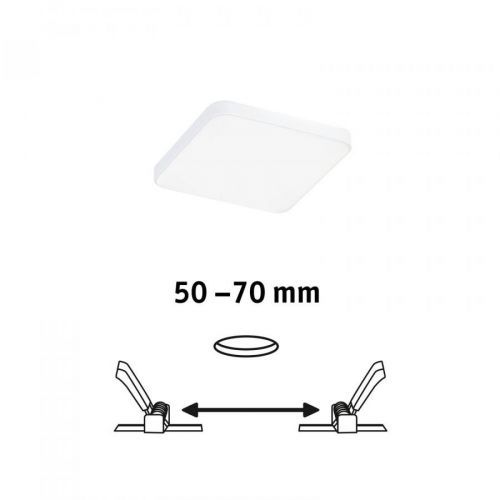 Paulmann Veluna Edge LED zapustené 4000 K 9x9 cm