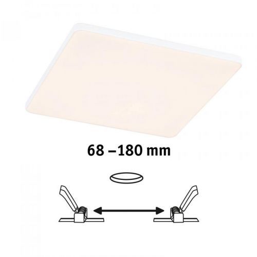 Paulmann Veluna Edge IP44 3000K stmievateľné 20x20