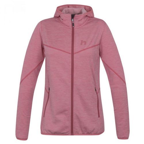 Dámská mikina s kapucí Hannah DAGNYS HOODY quartz pink mel