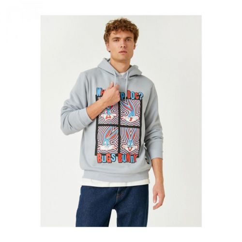 Koton Bugs Bunny Hooded Sweatshirt Licensed Printed