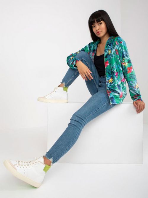 Mikina RV BL 8120.69P zelená S / M