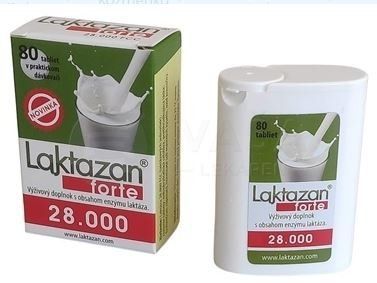 Laktazan Forte 28.000 FCC 80 tabliet