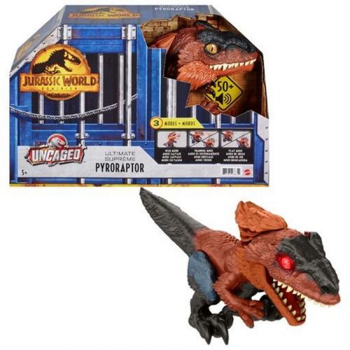 Mattel JURASSIC WORLD OHNIVÝ DINOSAURUS S REÁLNYMI ZVUKMI