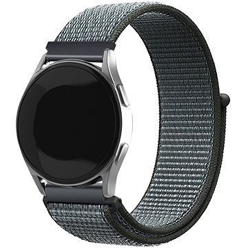 Eternico Airy Universal Quick Release 22 mm Aquamarine Blue and Gray edge