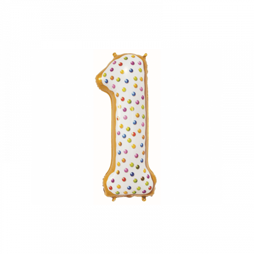 BC-HCS1 Godan Fóliový balón - Sladké číslo s polevou 78 cm 1