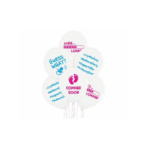 BRN_5000762 Godan Set balónov - Baby Loading - 30cm (6ks)