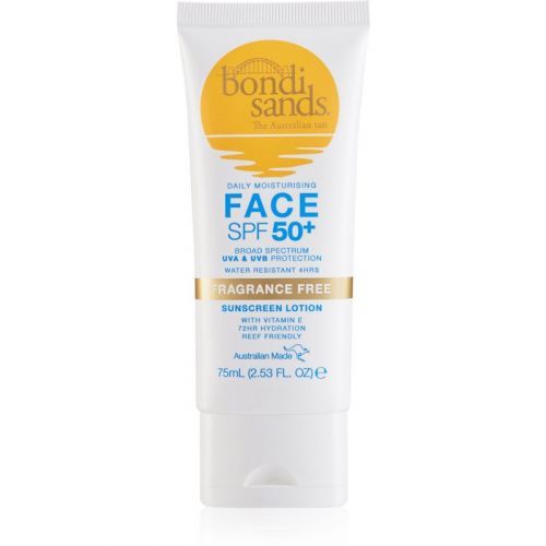 Bondi Sands SPF 50+ Face opaľovací krém na tvár bez parfumácie SPF 50+ 75 ml