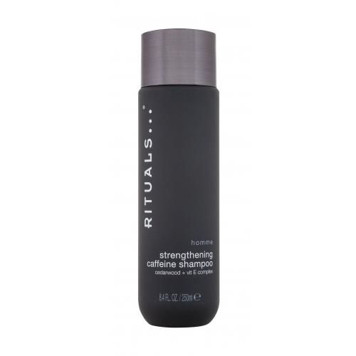 Rituals Homme Strengthening Caffeine Shampoo 250 ml šampón pre mužov na všetky typy vlasov; proti vypadávaniu vlasov