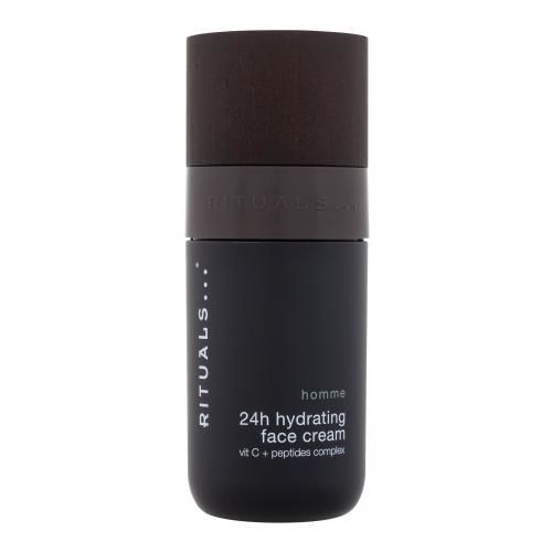 Rituals Homme 24h Hydrating Face Cream 50 ml denný pleťový krém na veľmi suchú pleť; na citlivú a podráždenú pleť; na dehydratovanu pleť