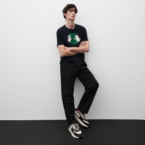 Reserved - Slim fit Joggery - Čierna