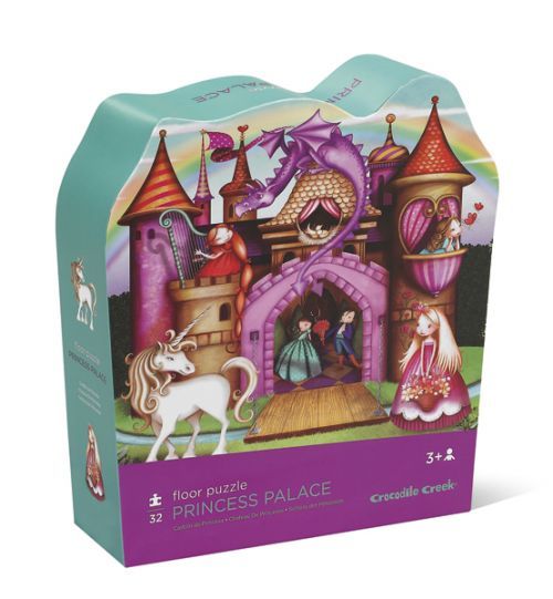 Crocodile Creek Puzzle - Princeznin zámok (32 ks) / Shaped Puzzle - Princess palace (32 pc)