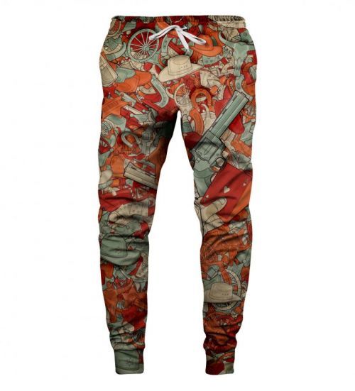 Aloha From Deer Wild West Sweatpants SWPN-PC AFD772 Orange XS