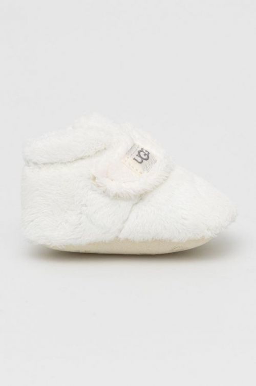 Detské papuče UGG Bixbee biela farba,