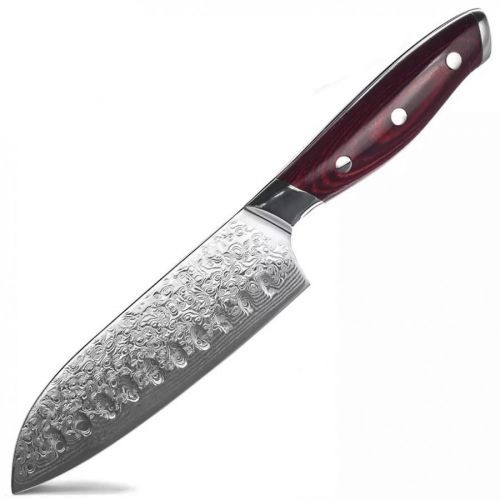 Damaškový kuchynský nôž Mijazaki Small Santoku