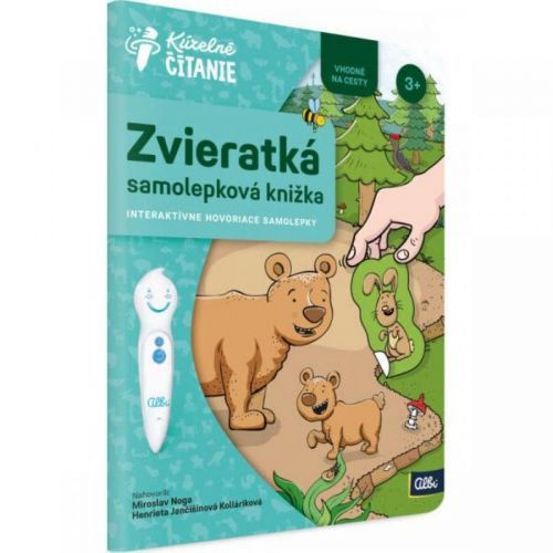 Albi Kúzelné čítanie Smolepková knižka Zvieratká